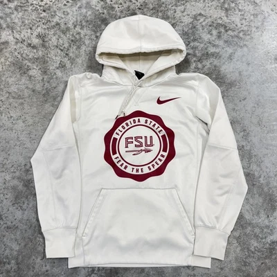 Florida State Seminoles Hoodie Sweatshirt Mens Small White NCAA Football Nike - Image 1 of 4