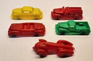 Vintage 1950s Renwal & Manoil 3" Plastic Cars & Trucks lot of 5 - Picture 1 of 7