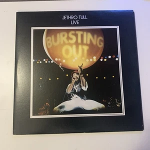 JETHRO TULL  - LIVE BURSTING OUT - vintage vinyl record - gatefold double Lp - Picture 1 of 8
