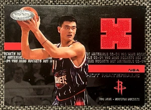 2003-04 Fleer Hoops Hot Prospects Hot Materials 282/500 Yao Ming #HM-YM HOF - Imagen 1 de 2