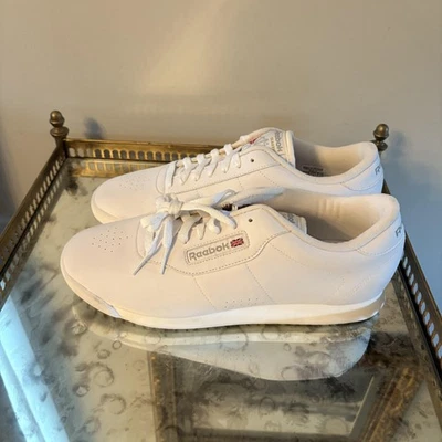 Reebok Princess Womens Walking Shoes 10 Wide White Retro 80s Athletic Sneakers - Image 1 of 4