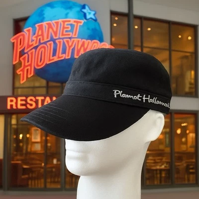 Gorra Planet Hollywood Orlando 1998 negra espiga cadete gorra vintage ajustable Foto 1 de 4