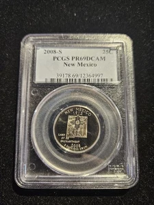 2008 S New Mexico State Proof Quarter PCGS PR69DCAM - Picture 1 of 4