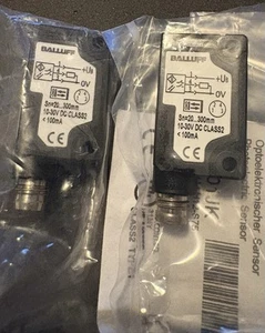 Qty of 2 BALLUFF BOS01JK BOS 5K-PU-LH12-S75 Diffuse Photoelectric Sensors - Picture 1 of 2