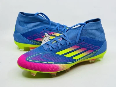 Adidas F50 PRO FG MID-CUT Women's Soccer Cleats Blue Fusion IH3863 Size 7.5 - Image 1 of 4