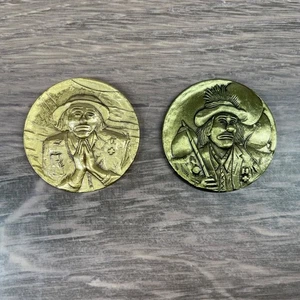 Americas Favorite Clown 1980er Emmett Kelly Jr. Collectors Society Clown Münzen - Bild 1 von 7