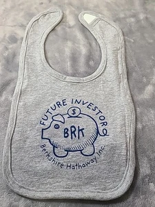 Berkshire Hathaway 2025 Baby Bib Omaha Ne BRK Future Investor - Picture 1 of 5