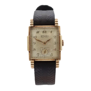 Vintage Gruen 426-567 Veri-Thin Men's Mechanical Wristwatch 426 10k GF & Steel - Picture 1 of 4