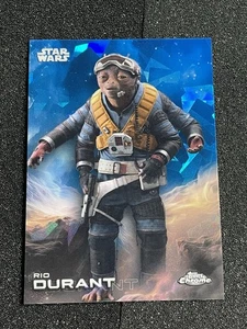 2025 Topps Chrome Sapphire Star Wars #156 Rio Durant - Picture 1 of 2
