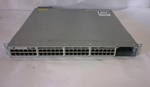 Cisco WS-C3850-48PW-SZ Catalyst 3850 48 PoE+ 48-Port Layer 3 Switch - Photo 1/7