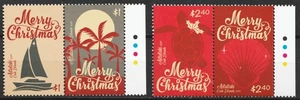 Rare : 2017 Aitutaki Cook Islands Sc# 660-61 - Christmas, Seasonal. MNH Cv$9.75 - Picture 1 of 1