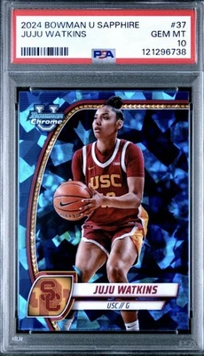 Juju Watkins 2024 Bowman U Sapphire #37 PSA 10 - Image 1 of 2