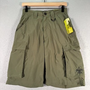 Boy Scout Of America Centennial Uniform Short Mens XS Green Cargo Utility Nylon - Picture 1 of 16