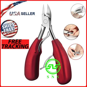 Toenail Clippers for Thick Ingrown Toe Nails Heavy Duty Precision Nail Scissor - Picture 1 of 12