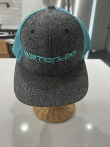 Waterloo SnapBack Mesh Hat Gray Adult One Size Adjustable Cap - Picture 1 of 7