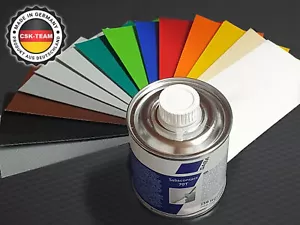 Flicken Reparatur Planenkleber Set: PVC 250 ml + PU Flicken für LKW PKW Plane - Bild 1 von 3
