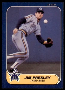 1986 Fleer Jim Presley ,, Seattle Mariners #473 - Picture 1 of 2