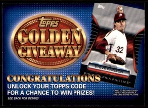 Aggiornamento Topps 2012 #GGC-24 Steve Carlton Golden Giveaway - Foto 1 di 2