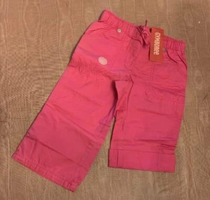 Gymboree Tennis Match Fuschia Pink Roll Hem Cotton Capris Girls Sz 5 NWT - Picture 1 of 1