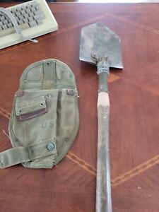 WW2 Folding Shovel With Cover