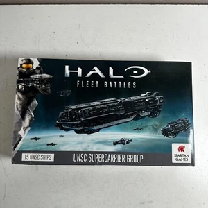 Halo Fleet Battles UNSC Supercarrier Group Plastic 15 Highly Details Ship Models - Picture 1 of 8
