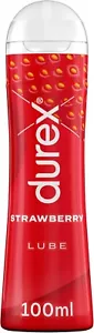 Durex Strawberry Lube 100mL - Picture 1 of 5