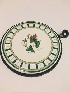Lenox Casual Images Summer Terrace 6 1/4" Round Cork Backed Trivets EXCELLENT - Picture 1 of 1