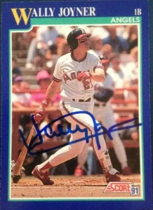 Wally Joyner Autographed 1991 Score #470 - Picture 1 of 1