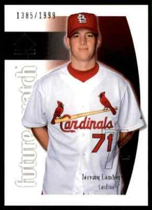 2002 Upper Deck Future Watch Jeremy Lambert 1385/1999 St. Louis Cardinals - Picture 1 of 2