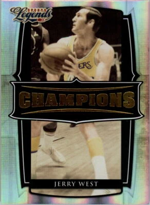 2008 Donruss Sports Legends Champions Gold #1 Jerry West /100 - NM-MT - Image 1 of 2