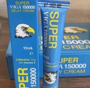 Viga 150000 for Men Long-Lasting Delay Cream 100% Natural - Picture 1 of 2