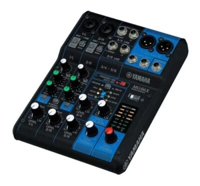 YAMAHA MG06X 6-channel Mixing Console 2 Mic Stereo Mixer Digital Effects Japan - Image 1 of 4