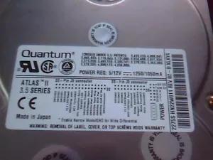 Hard Disk Drive Quantum Atlas II HN22W011 HDD 2275S 02-D XLXY4 - Picture 1 of 4
