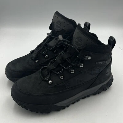 Timberland Junior GreenStride Motion 6 Bota Impermeable Negra Nubuck NIÑOS Talla 3 Foto 1 de 4