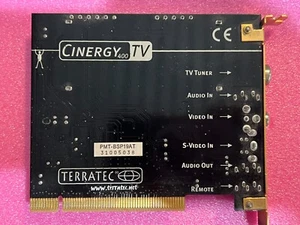 Terratec Cinergy 400 TV, VIDEO IN PCI, TV-Tuner, S-Video, Composite, PAL B/G - Foto 1 di 4