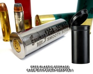 12GA to 357 Magnum Shotgun Adapter - Chamber Reducer - Stainless - Free Case !!!