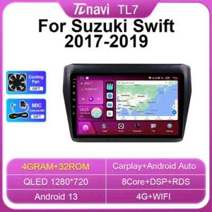 Radio de coche Android Auto CarPlay para Suzuki Swift 2017-2019 GPS navegación pantalla estéreo - Imagen 1 de 32