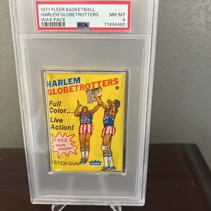 1971-72 PSA 8 HARLEM GLOBETROTTERS Unopened Wax Pack - low pop! - Bild 1 von 3