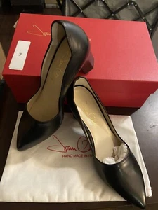 Joan Oloff Italian Heels NEW In Box Size 6 Eu 36 Thick Heel - Picture 1 of 5