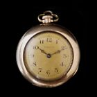 Vintage Equity Pocket Watch, 1 1/8 Inch, Gold Filled Mechanical Movement, AS IS