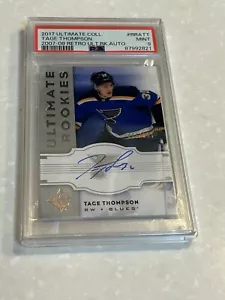 Days Thompson 2017 autografiado UD Ultimate Collection 2007-08 retro Ult RK automático - Imagen 1 de 6