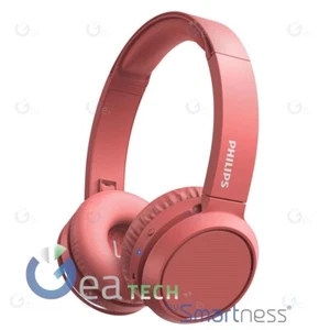 Philips Auriculares Bluetooth Botón Bass Boost Wireless Over Ear TAH4205 Rojo - Imagen 1 de 6
