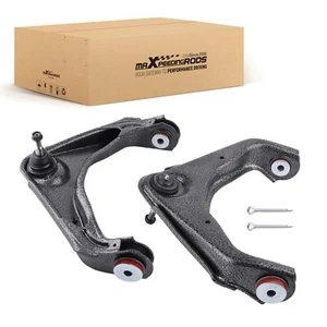 Front Upper Control Arms w/ Poly Bushing for Chevy Silverado Sierra 2500 3500 HD - Picture 1 of 13