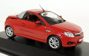 Minichamps 1/43 - Opel Tigra Twintop B 2004-2009 Red - Diecast Model Car - Picture 1 of 6