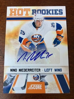 2010 Score Panini Auto Nino Niederreiter Autograph /50 - Image 1 of 2