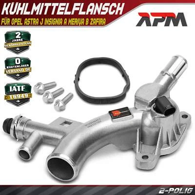 Kühlmittelflansch  Wasserauslass für Opel Astra J Insignia A Meriva B Zafira - Bild 1 von 4