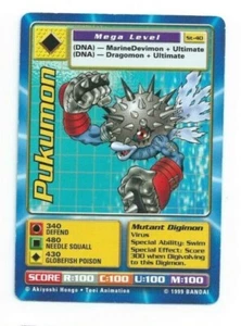 Tarjeta Bandai Digimon Pukumon 1999 - Imagen 1 de 1