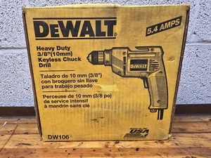 DEWALT DW106 CORDED ELECTRIC 3/8" VSR DRILL DRIVER FACTORY SEALED BOX NEW! - Picture 1 of 4