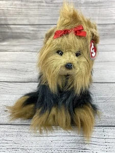 YAPPY the Yorkie Beanie Babies TY 1997 Retired Kids Plush Realistic Toy Dog - Picture 1 of 12