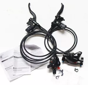 NEW Shimano Deore BL-M4100/BR-MT420/MT410 4/2-Piston Hydraulic Brake Set - Picture 1 of 3